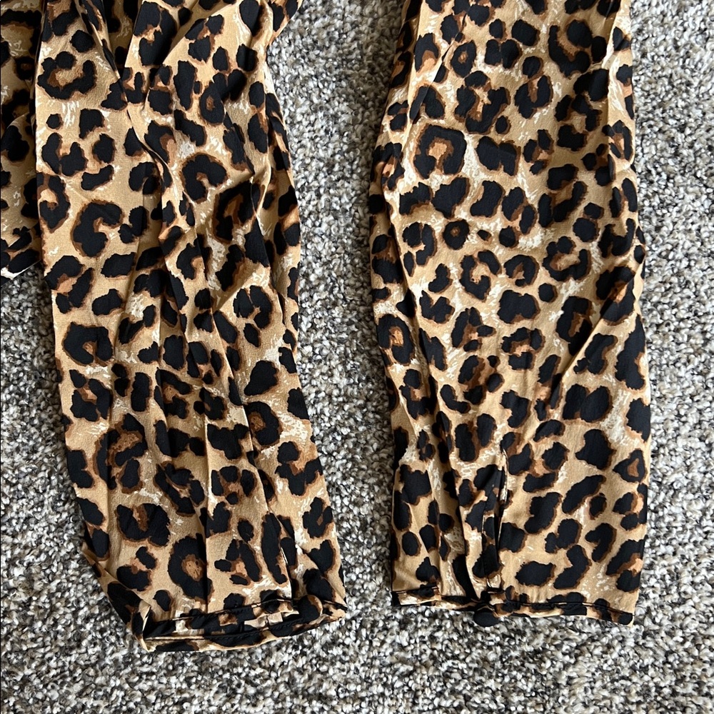 VERONICA BEARD | Arielle Leopard Print Silk Blend Dress - Picture 15 of 15